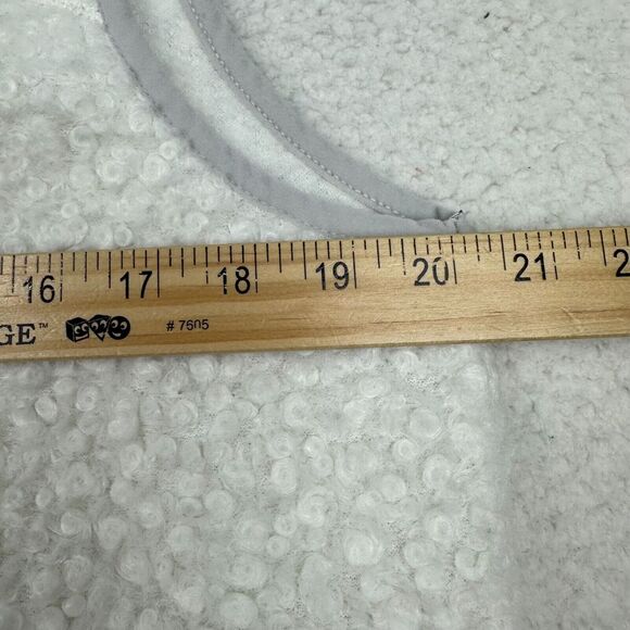 Woolrich Women's Siskiyou Fleece Vest Medium Ivory‎ Full Zip Cozy - Picture 4 of 9